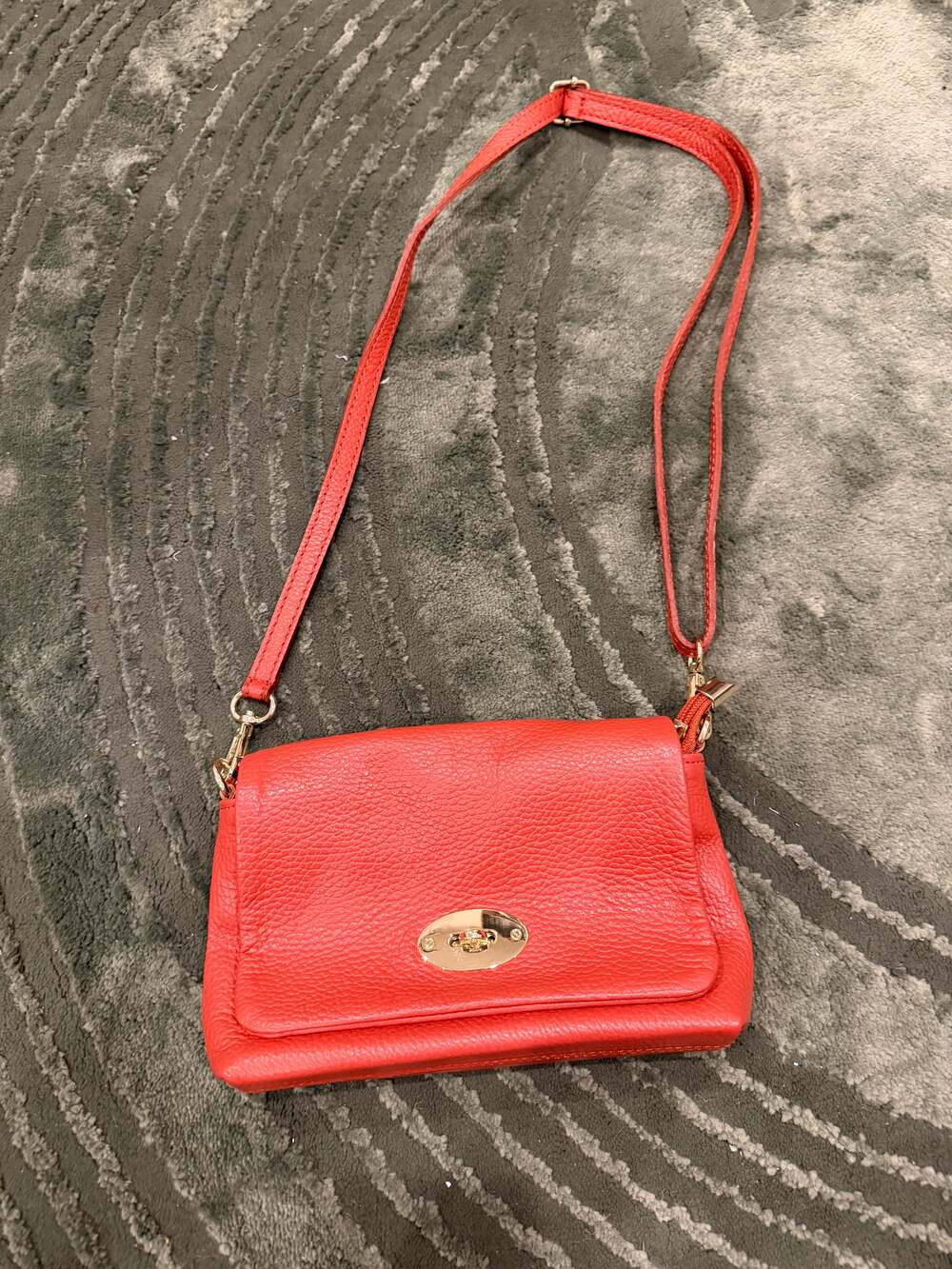 Orange Crossbody Bag